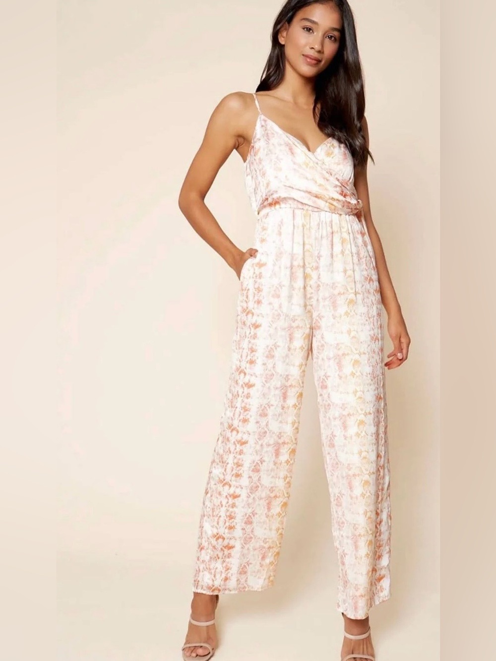 Sugarlips PAYTON SNAKE PRINTED JUMPSUIT